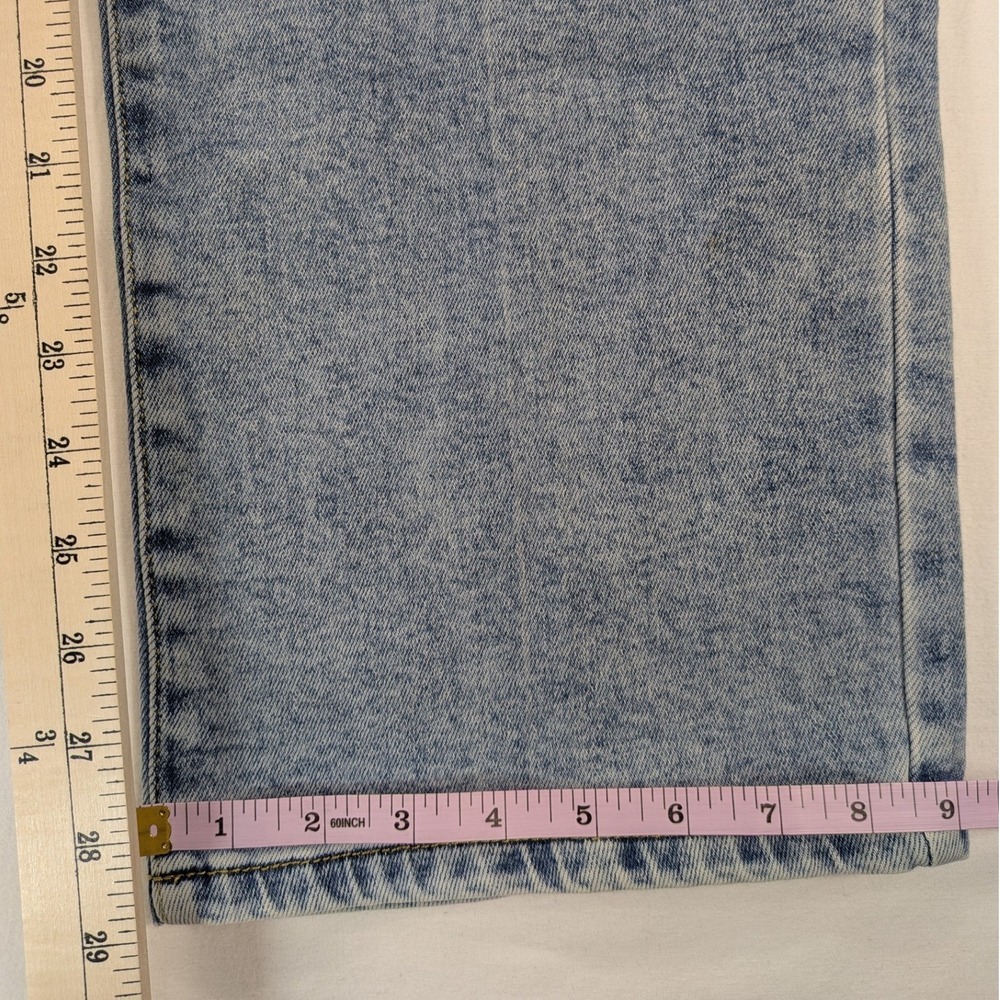 Lauren Conrad Straight Leg Jeans Women's 16 Stonewash Denim Wide Baggy 90's y2k - Picture 8 of 10